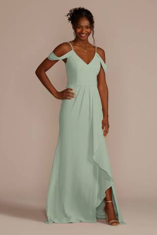 Picture of Cascading Off-the-Shoulder Dress